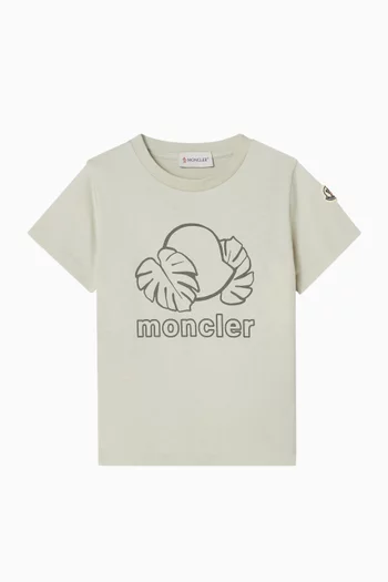 Logo Print T-shirt in Cotton