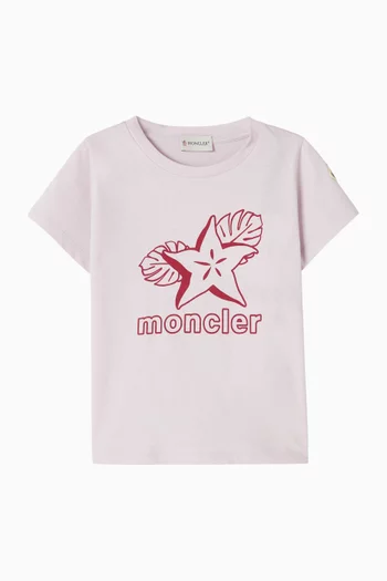 Logo Print T-shirt in Cotton
