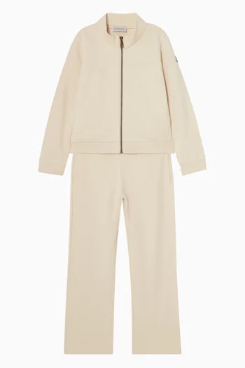 Logo Zip-up Tracksuit in Cotton-fleece