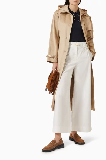 Wide-leg Pants in Cotton