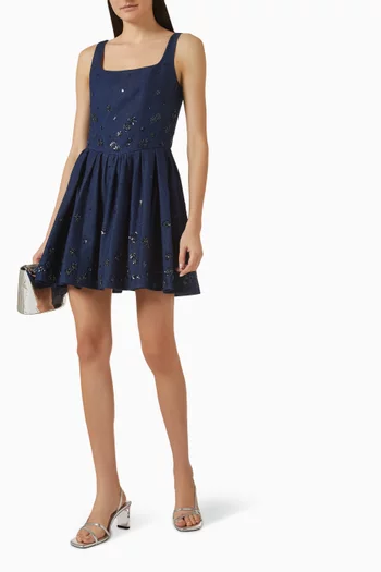 Embellished Skater Dress