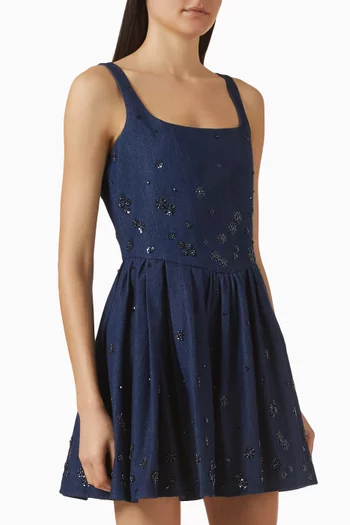 Embellished Skater Dress