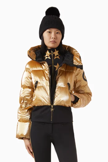 Hodd Pompon Beanie in Knit