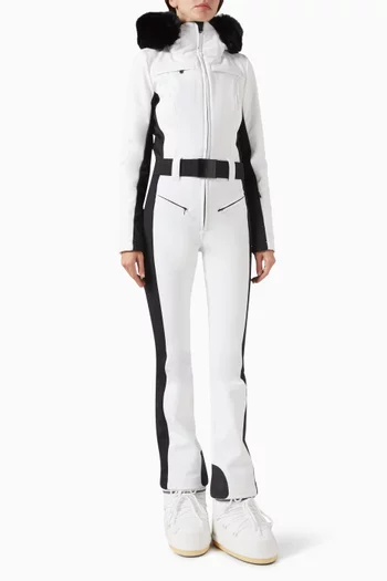 بدلة تزلج باري فرو صناعي