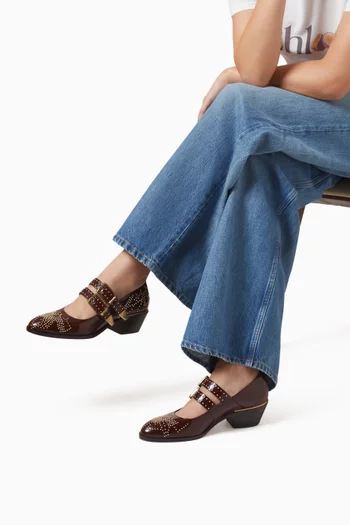 Susan 40 Pumps in Shiny Calfskin Leather