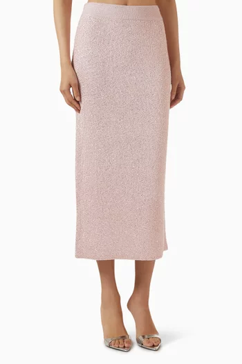 تنورة اليشا مطرزة بالترتر