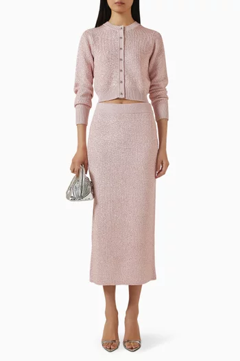 كارديغان مولي مطرز بالترتر