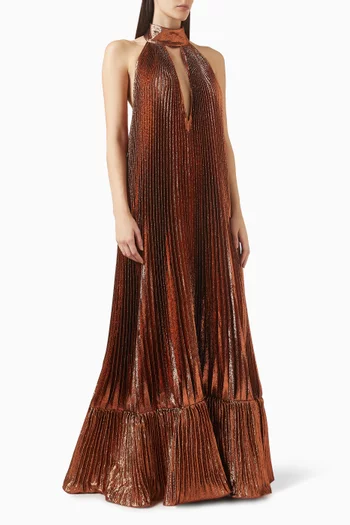 فستان سهرة ليبرتي بظهر مكشوف