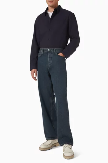 Rider Straight-leg Jeans in Denim
