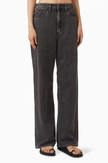Logan Wide-leg Jeans in Denim