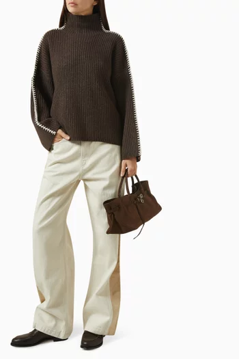Ingrid Turtleneck Sweater in Wool