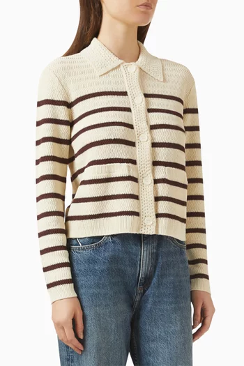 Costi Knit Cardigan in Cotton Blend