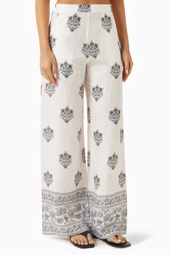 بنطال ماغنوليا كتان