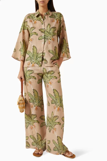 Date Palm Pants in Linen