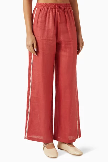 بنطال ماريغولد كتان