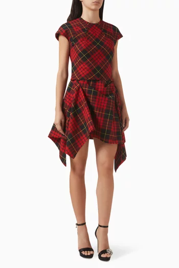 MacQueen Tartan Mini Dress