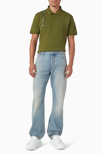 تي شيرت بولو بحمالات قطن بيكيه