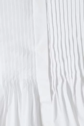 قميص بحافة على شكل جرس قطن