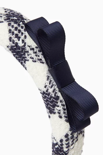 Check Boucle Headband