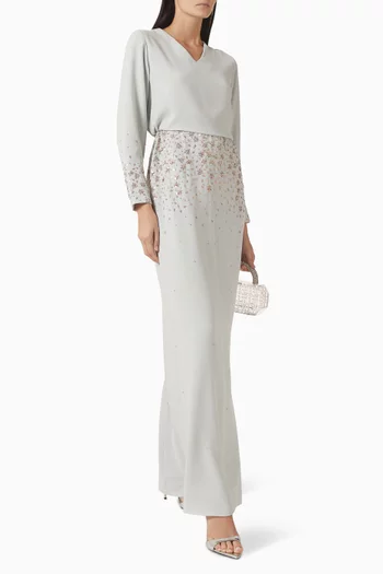 Embellished Maxi Dress