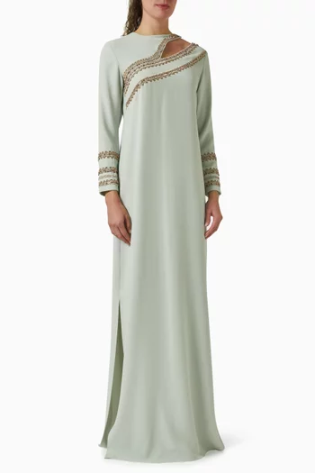 Embellished Maxi Dress