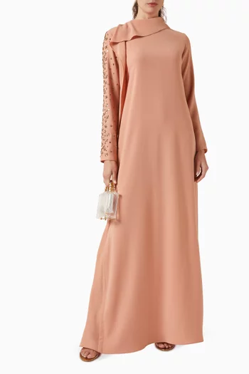 Embellished Ruffle Dress