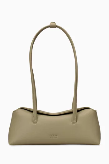 Mini Chrystie Shoulder Bag in Vegan Leather