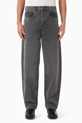 بنطال جينز روي باهت دينم