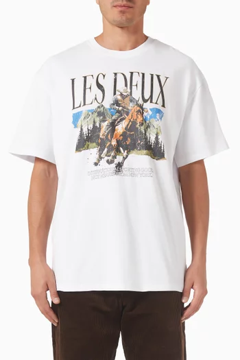 تي شيرت كول كاو بوي قطن