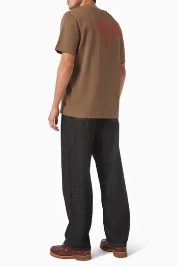 تي شيرت برادي بطبعة ناطحات سحاب قطن