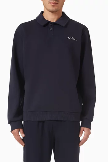 Ben Polo Sweatshirt in Piqué