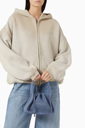 Small Ryan Bag in Reflective Rib-knit