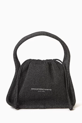 Small Ryan Bag in Reflective Rib-knit