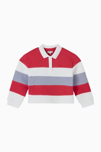 تي شيرت بولو مقسم بالألوان