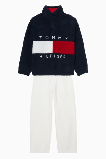 Heritage Flag Sweatshirt in Fleece