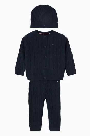 Logo Sweater & Pants Gift Set in Knit