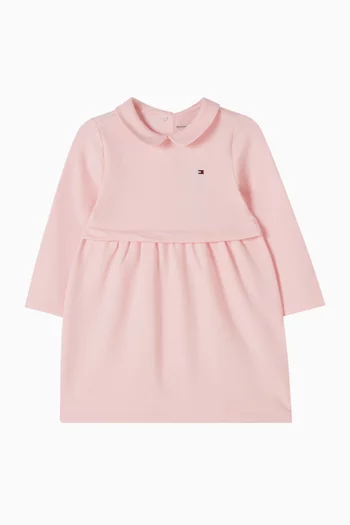 Essential Logo Dress in Cotton Terry