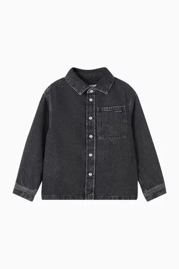 Optic Washed Shirt in Denim