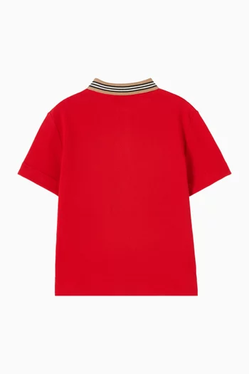 Johane Graphic Polo T-shirt in Cotton