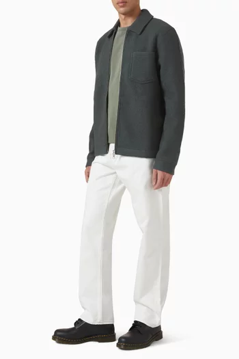 جاكيت هانز بسحّاب كامل صوف