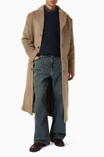 بنطال جينز ساتيموثي بقصة فضفاضة دينم