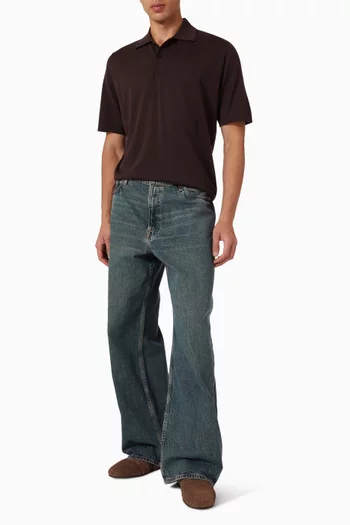 تي شيرت بولو ساروان قماش منسوج