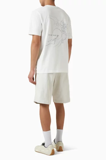 تي شيرت سي فيست بشعار الماركة قطن جيرسيه