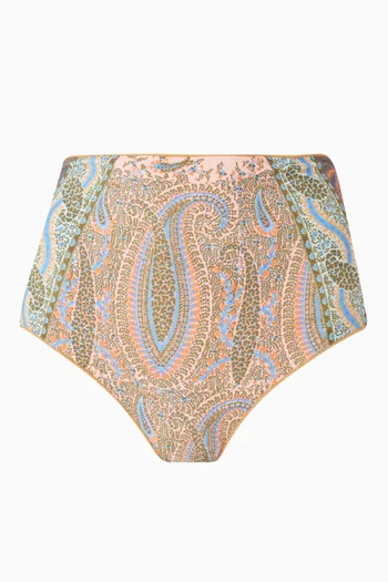 قطعة بيكيني سفلية لوسينت بخصر مرتفع