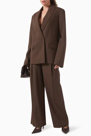 بنطال ديلان بقصة فضفاضة صوف