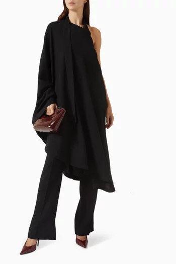 Solstice Poncho Dress in Wool