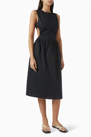 The Sabine Dress in Cotton Poplin