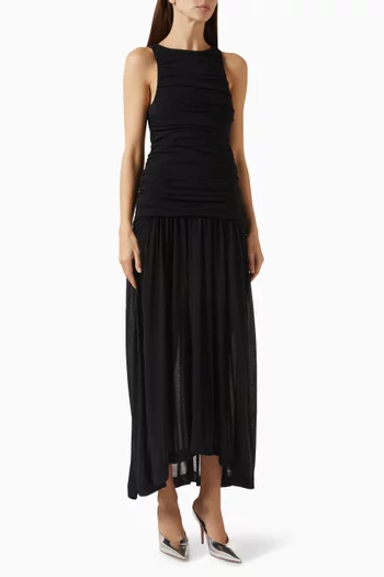 Evidente Maxi Dress in Crepe