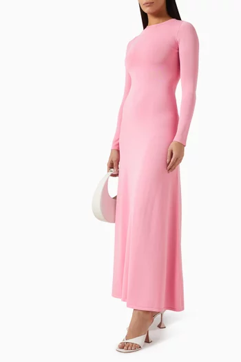 The Dora Maxi Dress in Viscose-blend