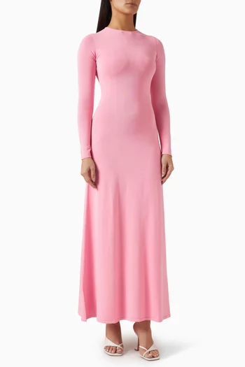 The Dora Maxi Dress in Viscose-blend